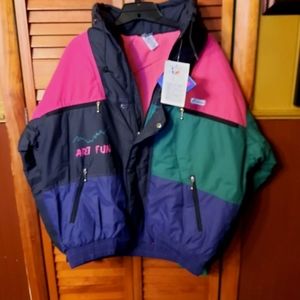 NWT k-way coat vintage Made In France